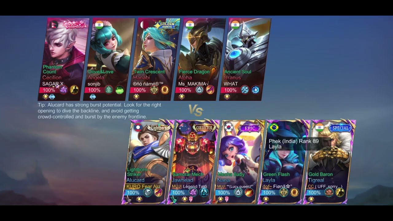 Expected this match/i meet dark systems member in my team😭￼/mobile legend bang bang