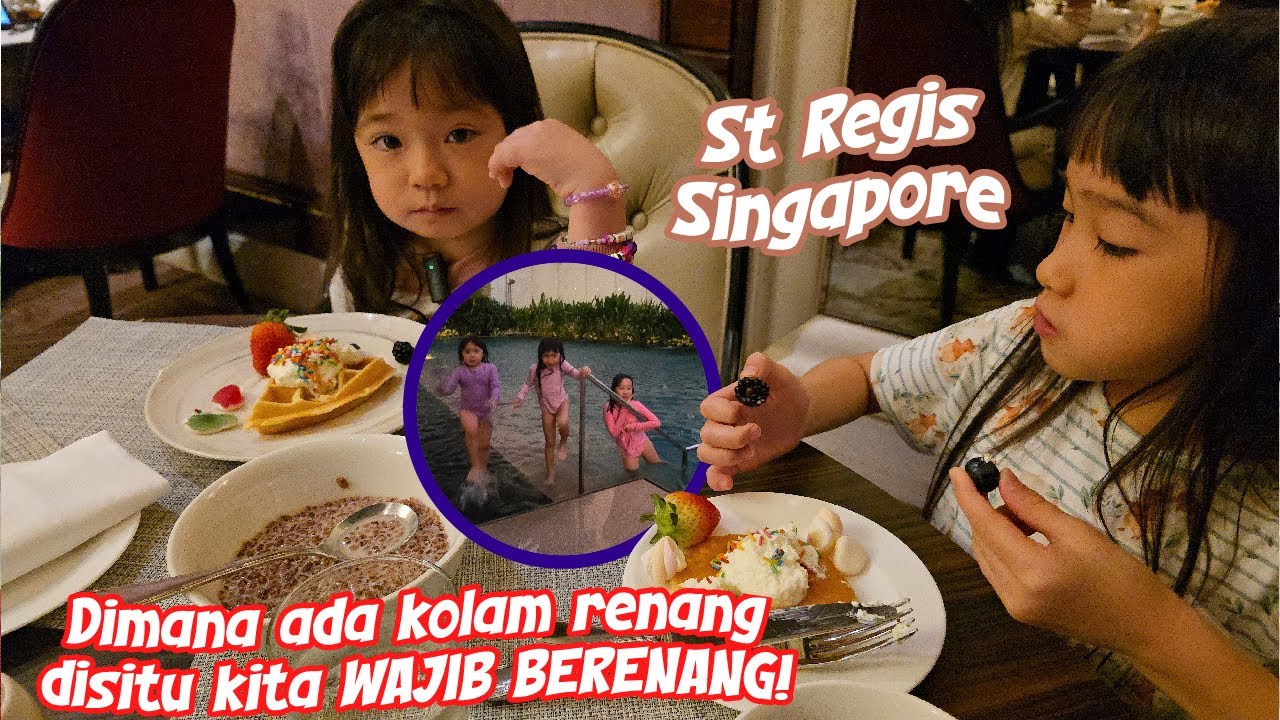 Breakfast disini segudang makanan manis !!! St Regis Singapore Part 2