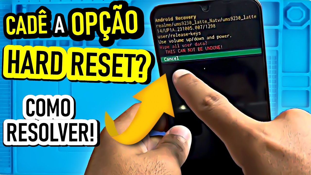 Hard Reset do REALME NÃO FUNCIONA? Como Formatar Realme Quando Não Aparece a Opção de Resetar!