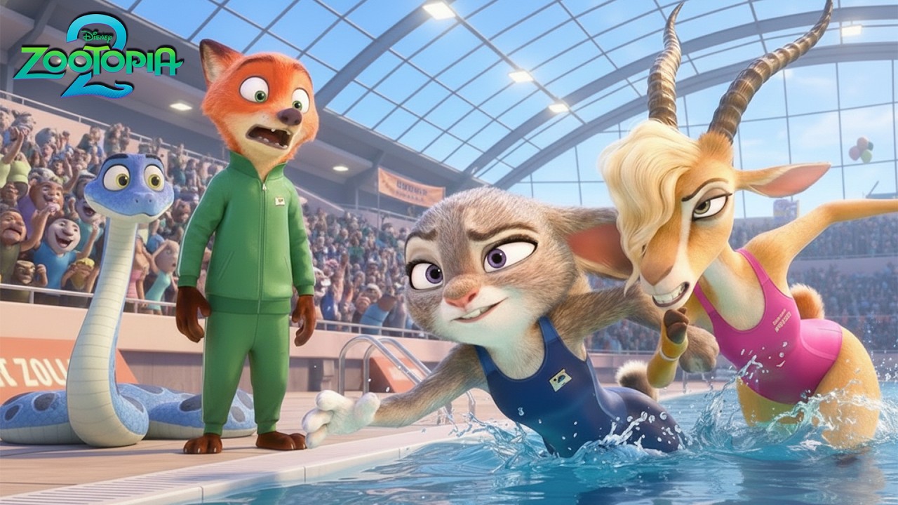 Zootopia 2 Swimming Pool Song | Animated Music Video DJ BEE BOP