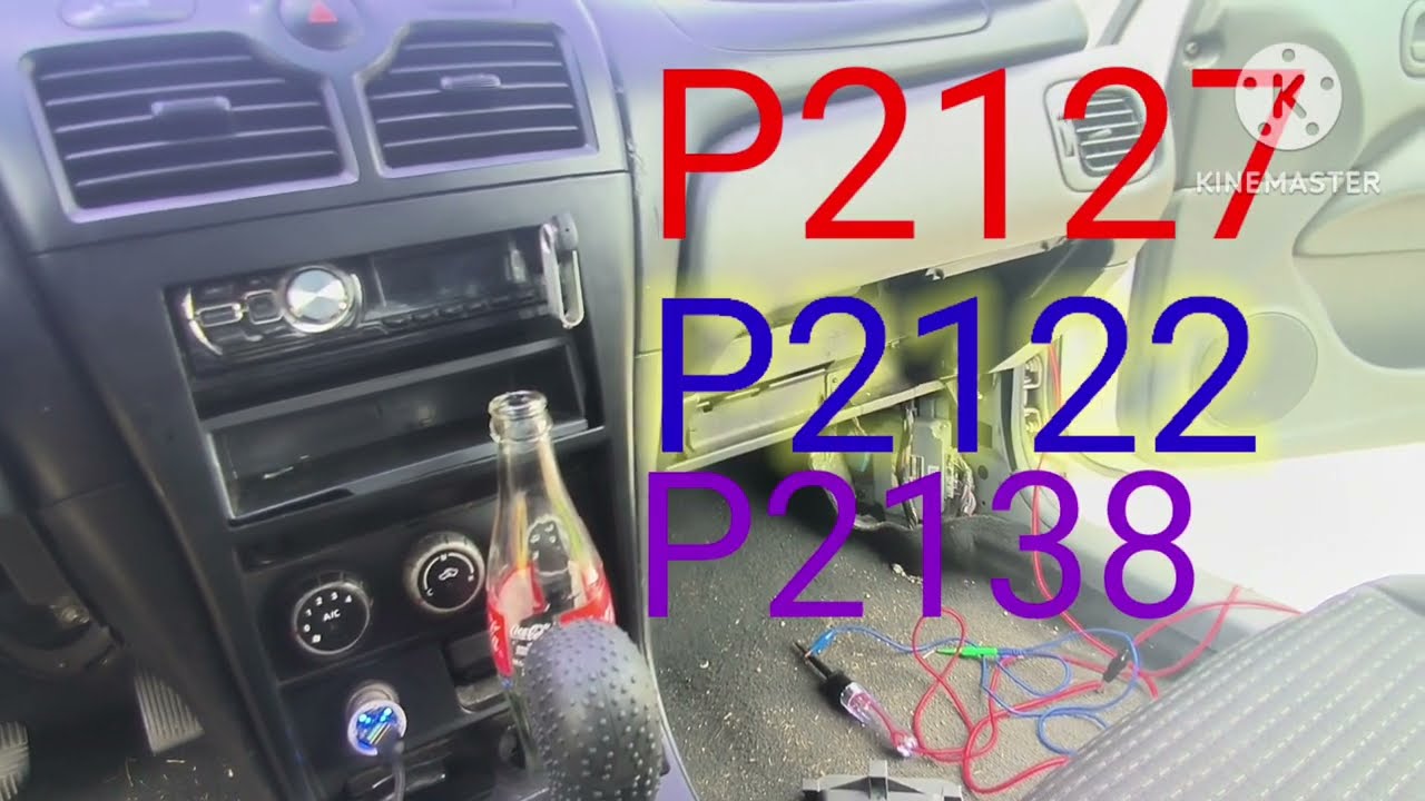 Nissan Almera no acelera P2122 ,P2127 ,P2138