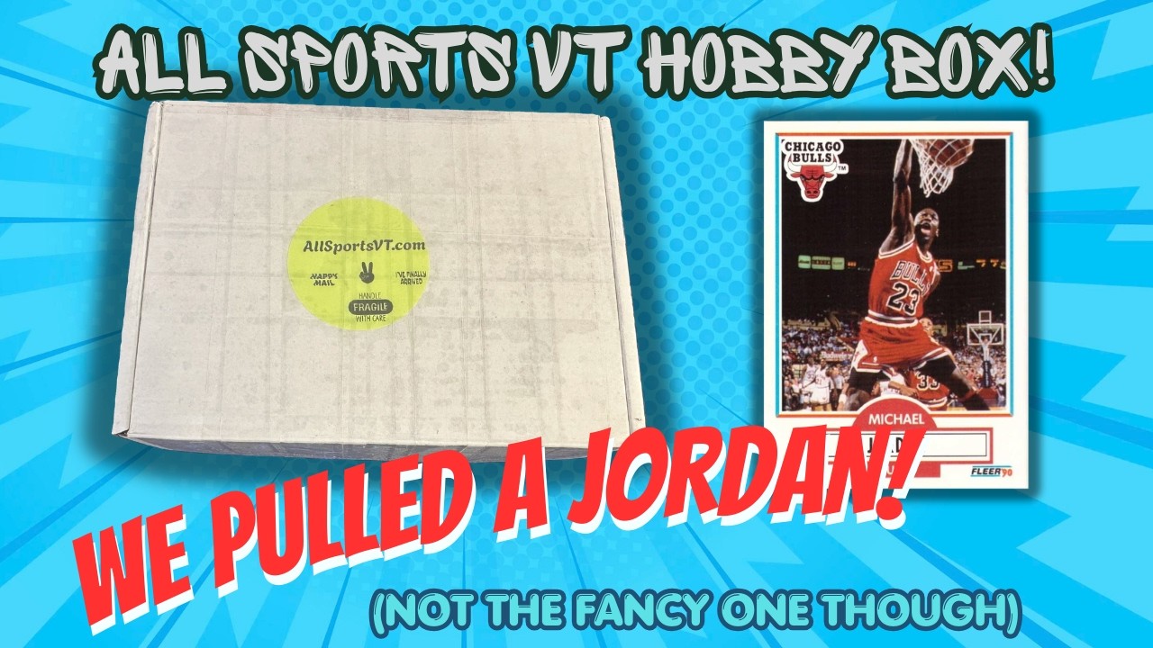 CAN I RETIRE NOW?!! JORDAN PULL ON A MYSTERY BOX! ALL SPORTS VT HOBBY BOX!