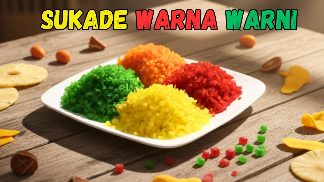 CARA BIKIN SUKADE HOMEMADE UNTUK TOPPING WARNA WARNI KUE