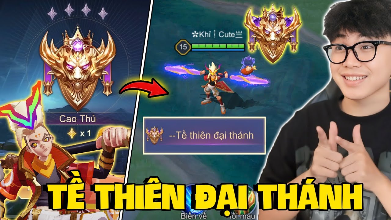 VUX HÀNH TRÌNH NGỘ KHÔNG CAO THỦ 1 LÊN CHIẾN TƯỚNG 50 SAO TRỞ THÀNH TỀ THIÊN ĐẠI THÁNH