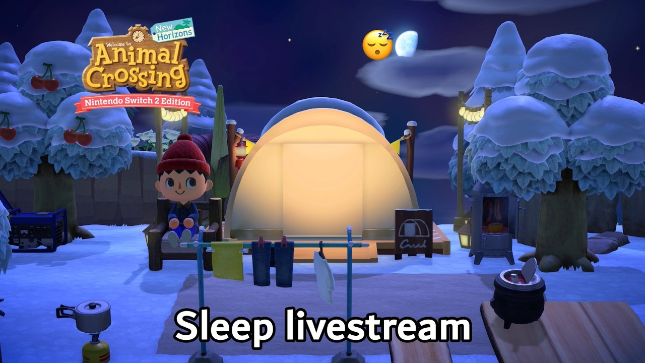 Animal Crossing: New Horizons - Sleep livestream #337 (Relaxing music & ambient sounds for sleeping)