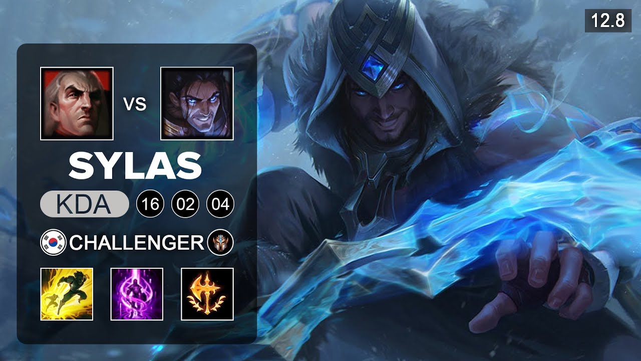 T1 Zeus Sylas vs Swain Top - KR Challenger - Patch 12.8 Season 12