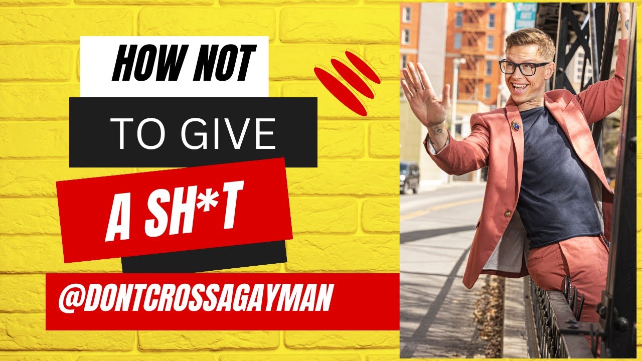 How To Not Give a Sh*t What People Think
