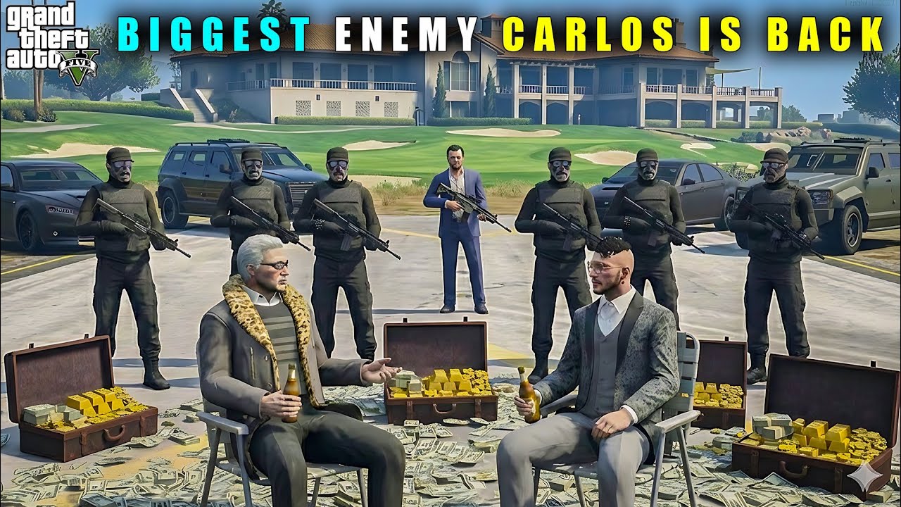 GTA 5 : MICHAEL'S BIGGEST ENEMY CARLOS IS BACK || BB GAMING