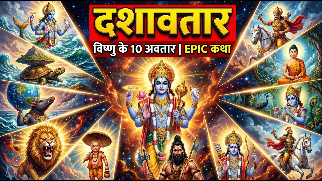 विष्णु के 10 अवतार | दशावतार | Vishnu ke 10 Avatars | Dashavatara