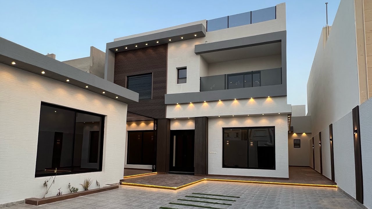 للبيع فلل فاخرة تصميم مودرين عنيزة حي الوفاء بمساحة 400 م مسطح 520 م