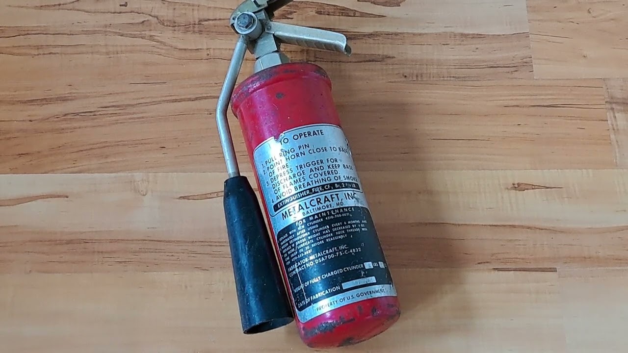 Halon 1301 Feuerlöscher aus den USA