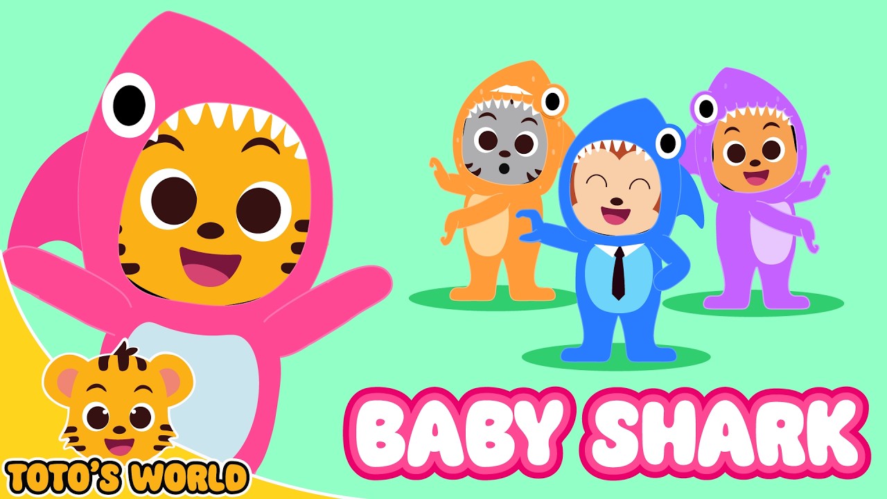 Baby Shark Do Do Do 🦈| Kids Songs | Little Mascots