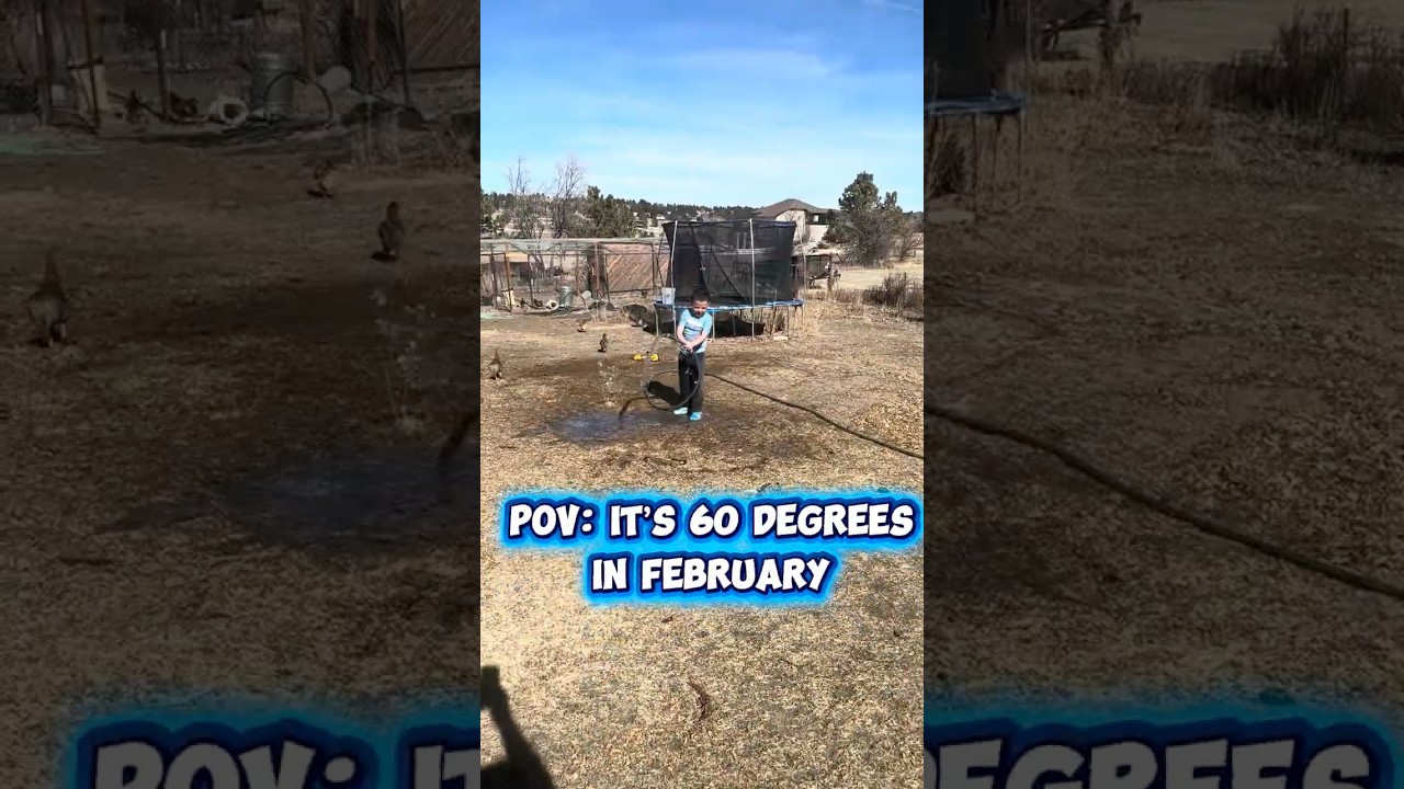 Summer days in February 😱 #fyp #familyvlog