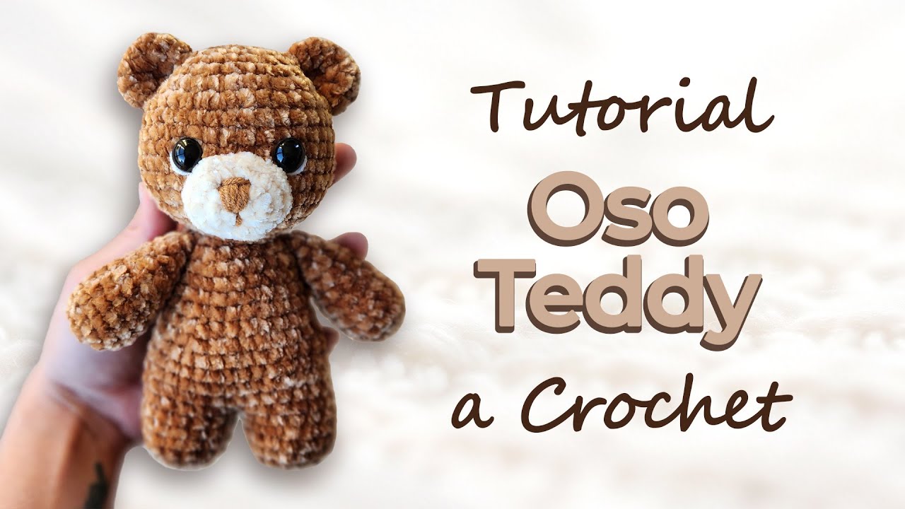 Cómo Tejer un Oso Amigurumi a Crochet en 1 Sólo Video 🧸 | Tutorial paso a paso | Patrón Gratis 🌟