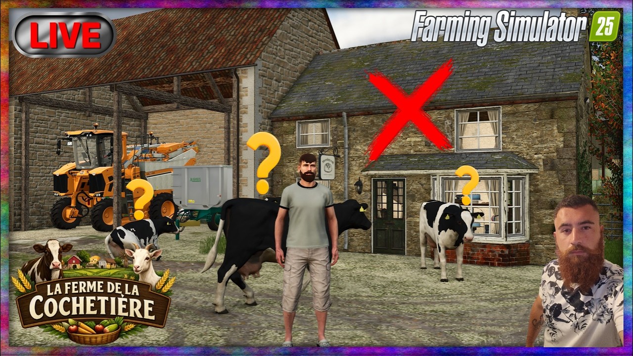 🔴🐐LA FERME DE LA COCHETIERE🐂 DU CHANGEMENT À LA FERME 😍 FARMING SIMULATOR 25 !