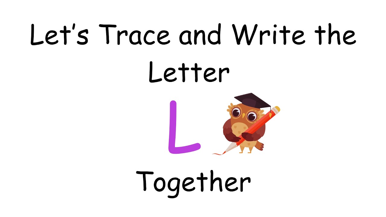 Letter L Tracing ✏️ Learn Uppercase & Lowercase L | Handwriting Practice for Kids