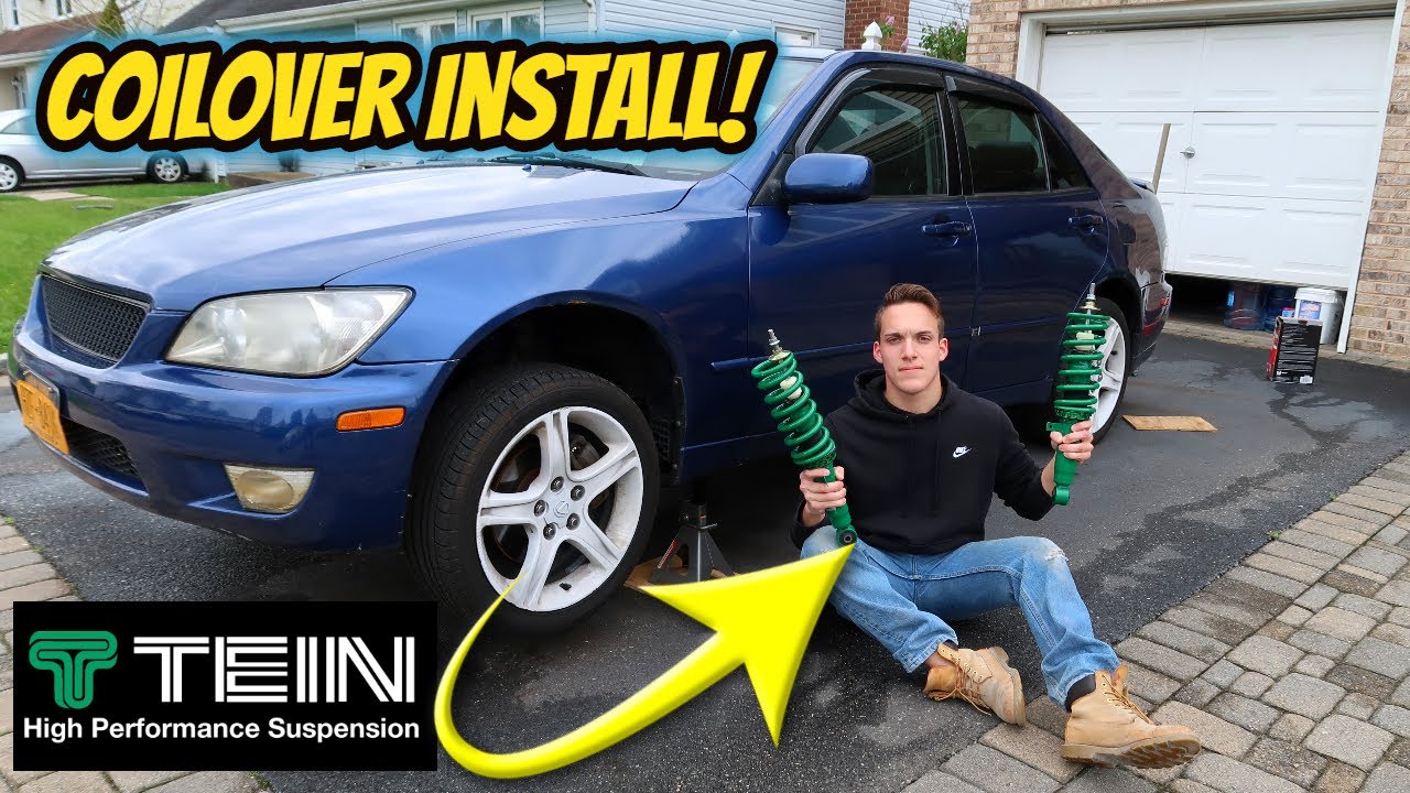 Slamming The IS 300! (Full Coilover Install)