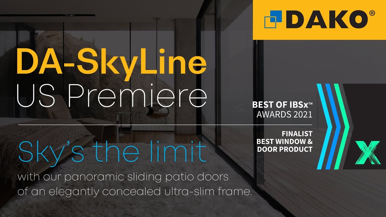 DAKO DA-Skyline - Ultra-Slim and Concealed Frame European Sliding Patio Doors