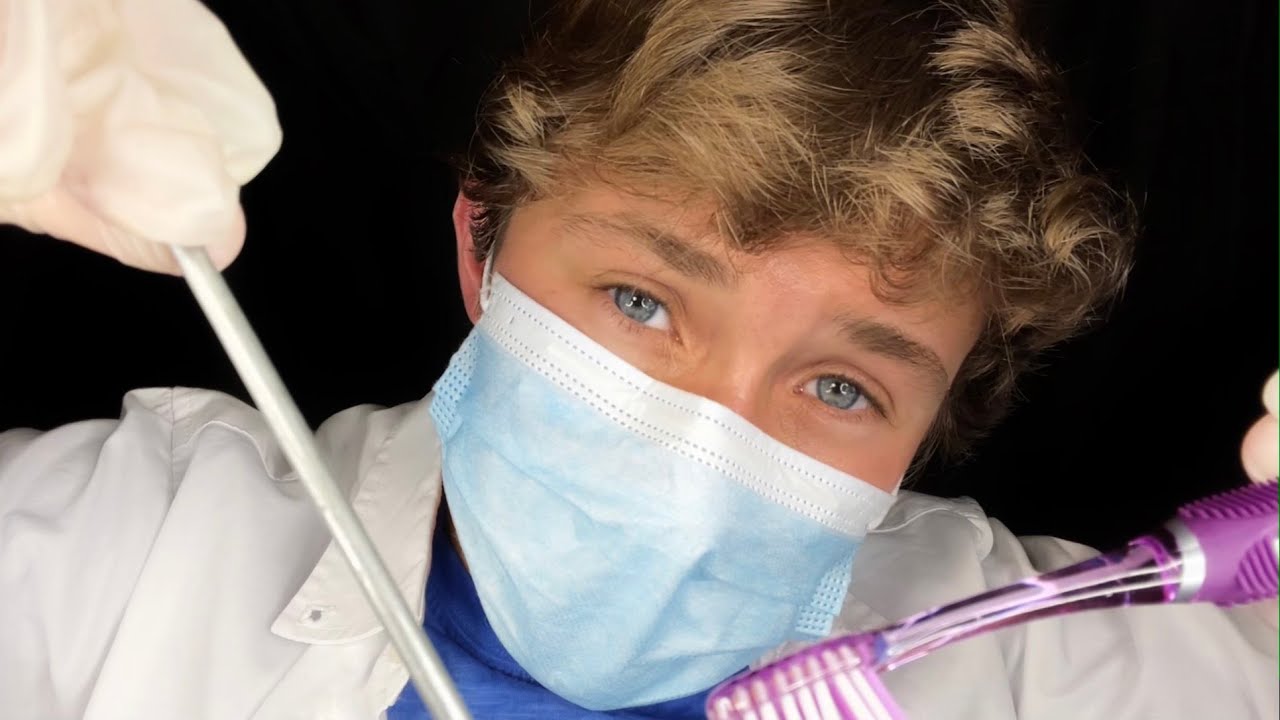 ASMR Dentist Roleplay (Sleep-Inducing, Scraping, Brushing)
