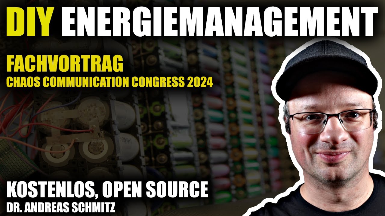 Energiemanagement & Kleinspeicher-Petition: Fachvortrag beim Chaos Communication Congress 2024