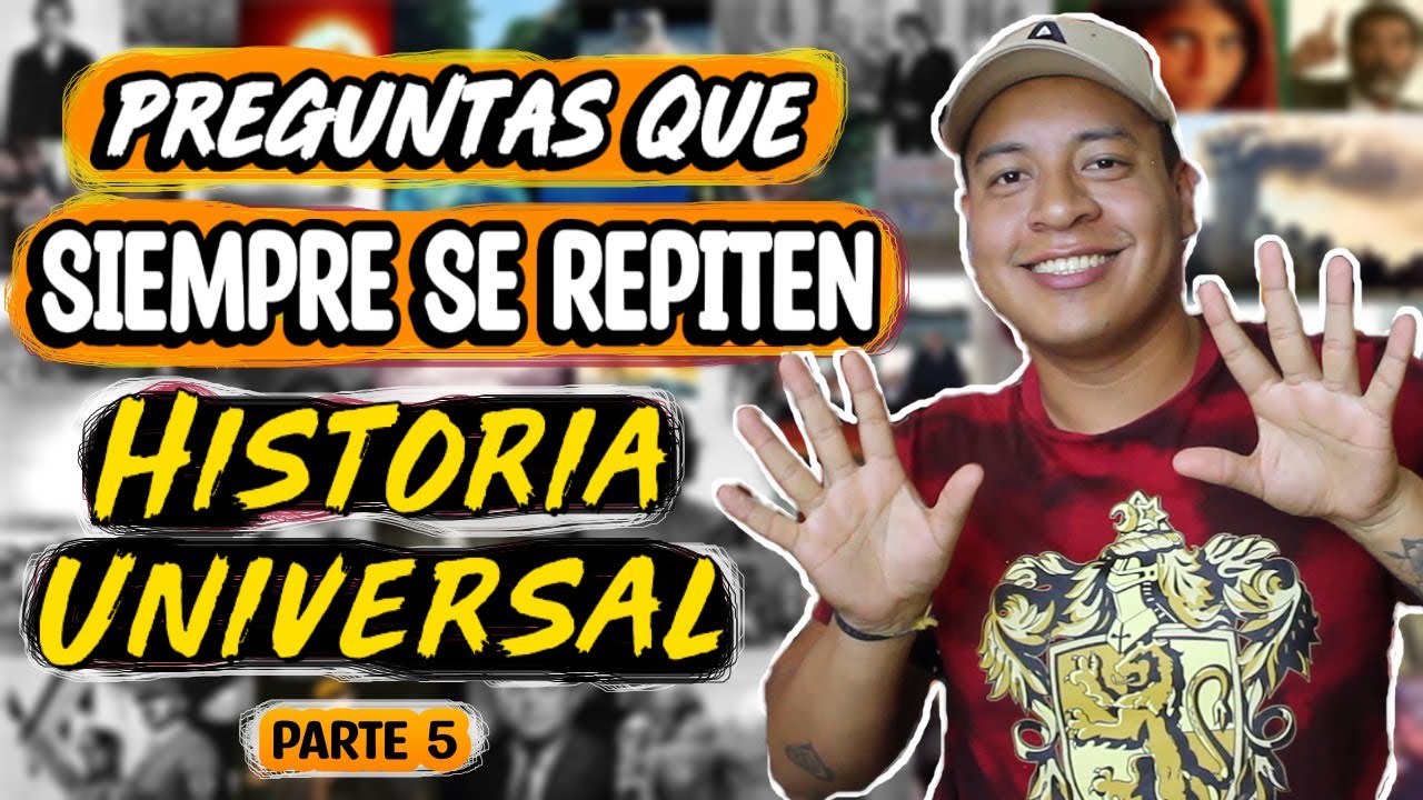 10 Preguntas del EXAMEN UNAM que SIEMPRE se REPITEN |Historia Universal| Pte. 5
