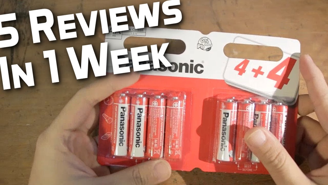 Panasonic Zinc Chloride Batteries - Review Week #1