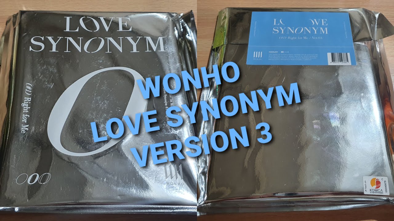 [UNBOXING] WONHO - Love Synonym Version 3