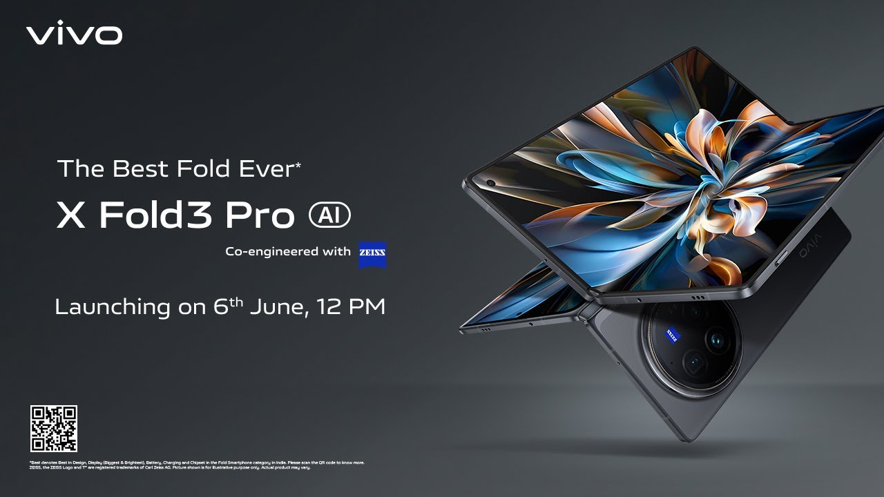 vivo X FOLD 3 Pro | Launching on 6th June 2024