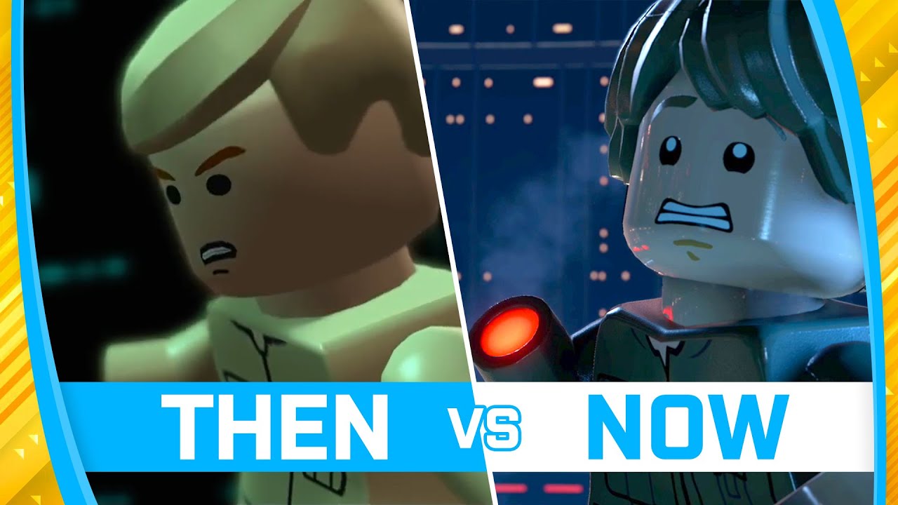 Luke Skywalker vs Darth Vader - THEN vs NOW (LEGO Star Wars)