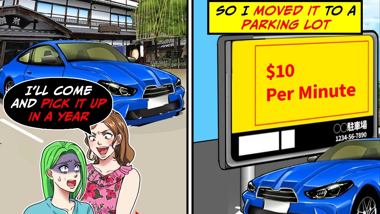 A mom friend left her car parked without permission and went on an overseas trip