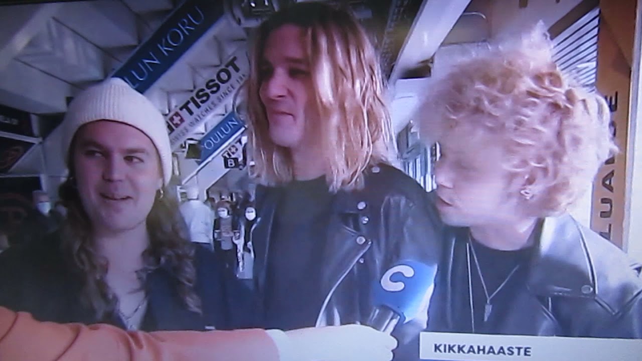 Blind Channel @ Kärpät-JYP hockey game (English subtitles)