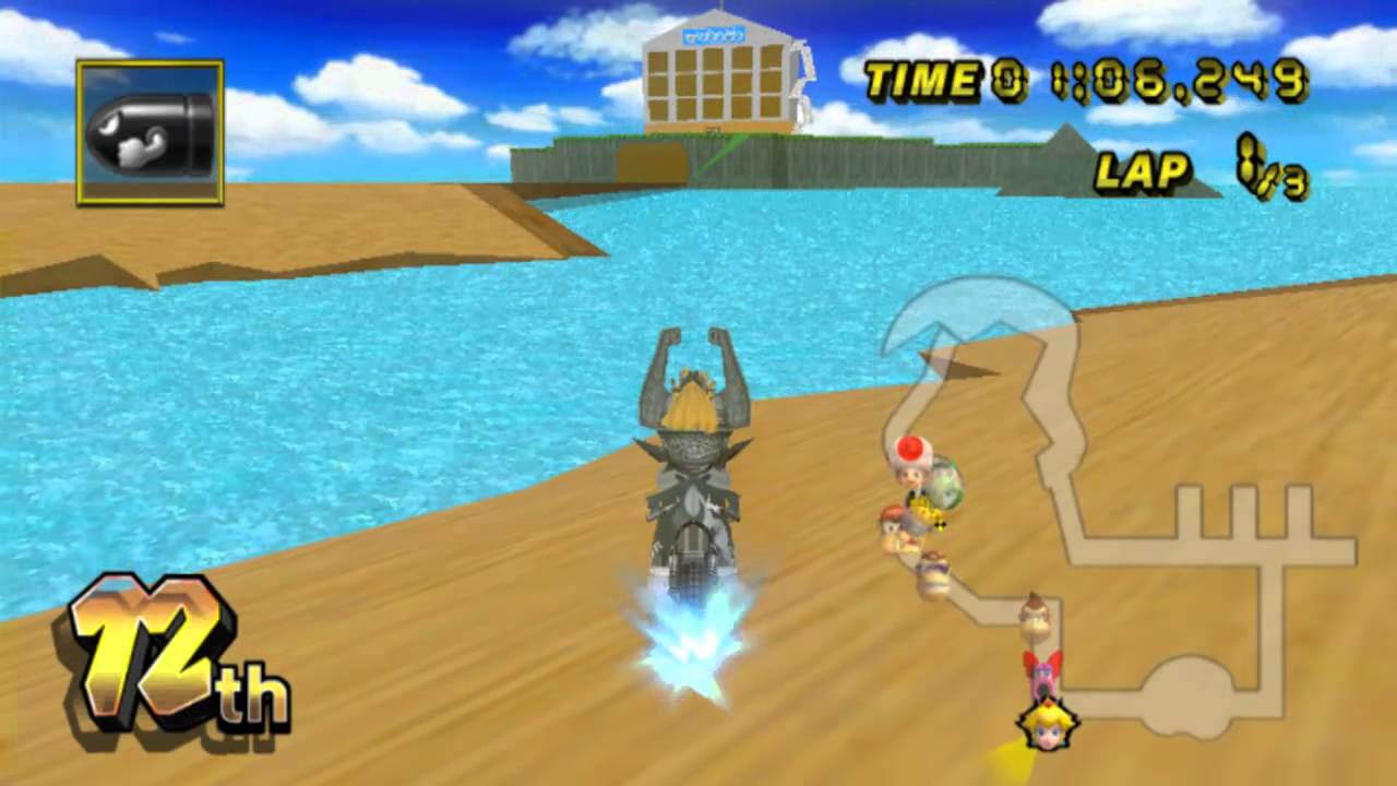 [MKWii] Custom Track - Fishdom Island (made by BigOto) [RC6]