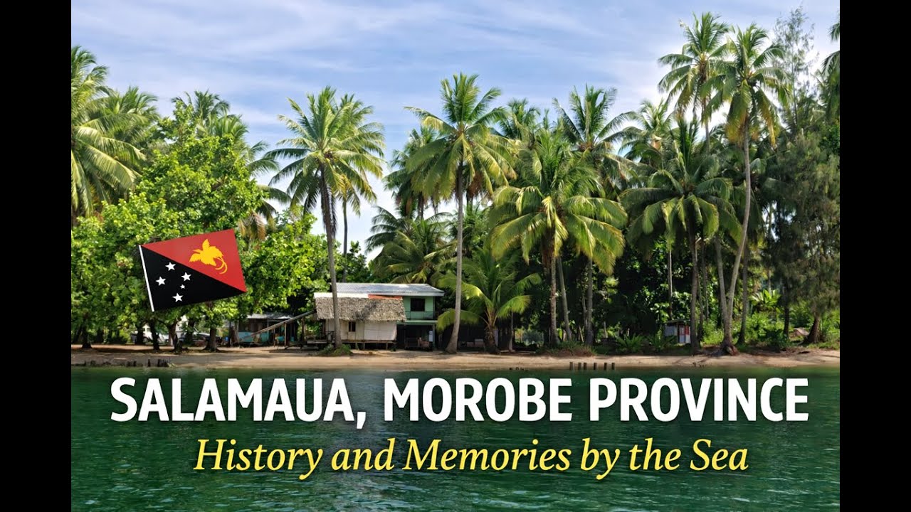 🇵🇬 PNG@50 | A Slow Passage Past Historic Salamaua — Memories Carried by the Sea