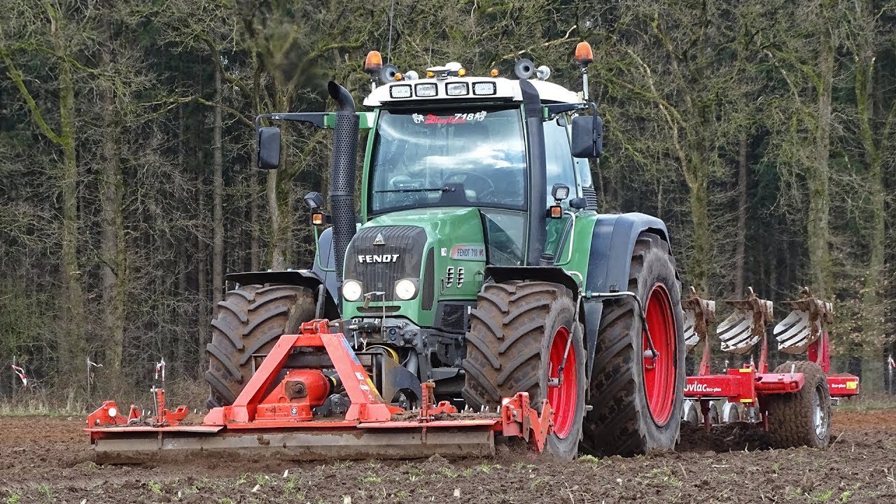 Milling and Ploughing | Fendt 718 + Kuhn + Ovlac | Hardeman | 2021