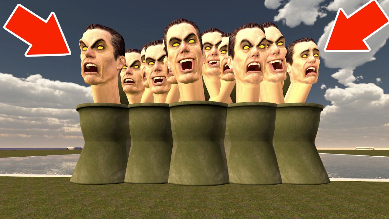 Spartan Kicking All New Skibidi Toilets Memes in the Giant Water Pit #281 - Garry's Mod