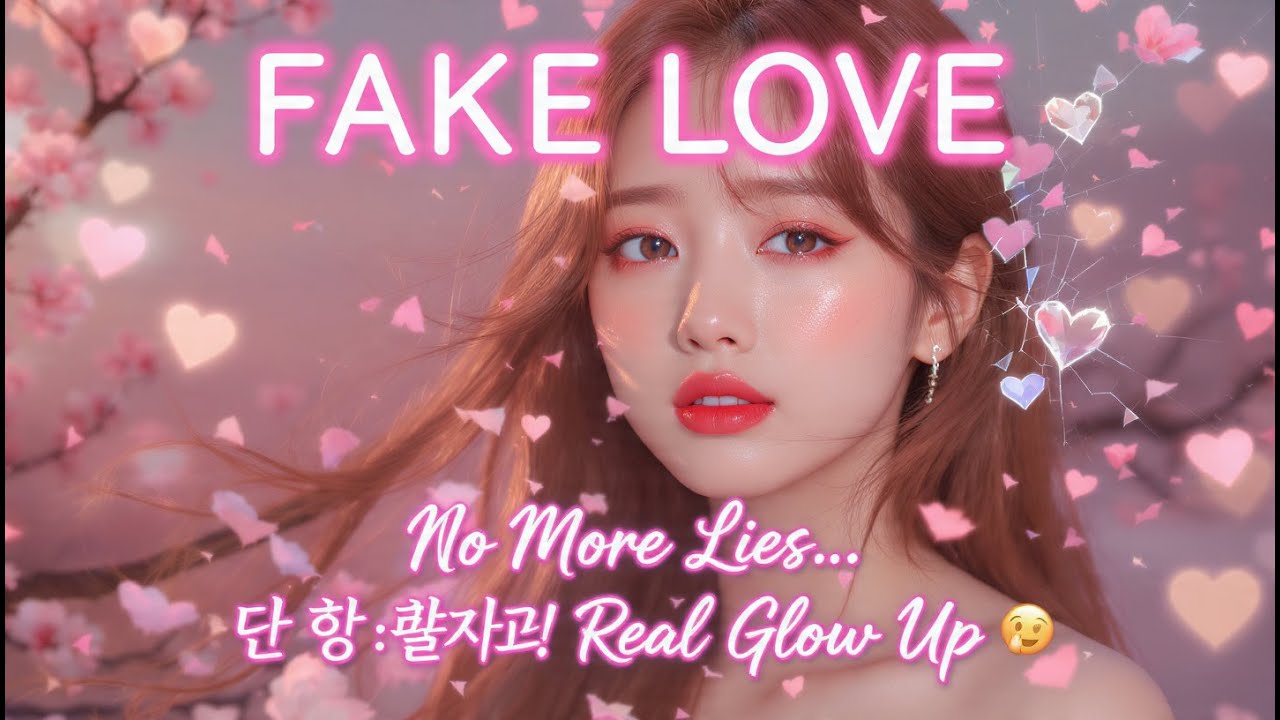 FAKE LOVE No More | Bilingual English Korean | EDM Pop Rap Song | Empowering Breakup Anthem Lyrics
