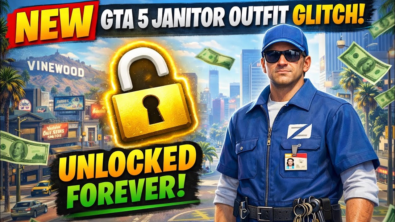 NEW GTA 5 Janitor Outfit Glitch – Permanently Unlock & Keep It (Working 2026)