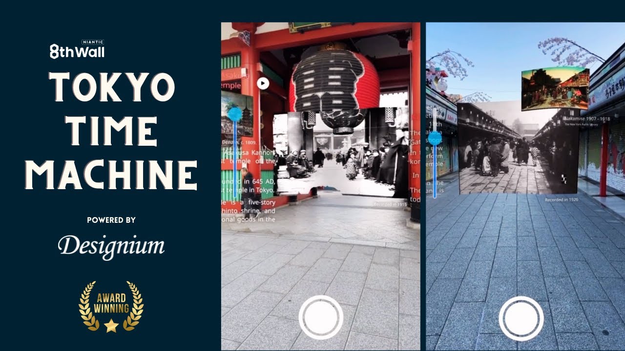 Tokyo Time Machine by 8th Wall | デザイニウム XR