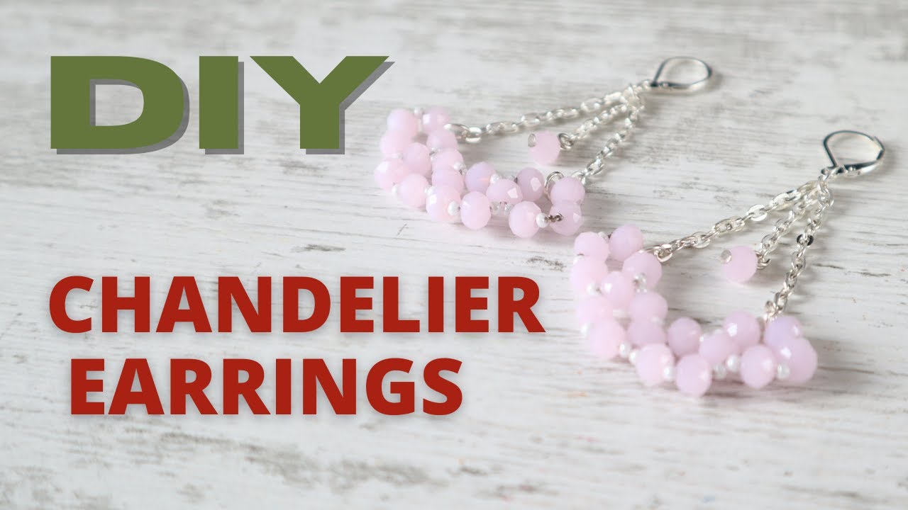 Chandelier Earrings DIY | Jewelry Tutorial For Beginners | Handmade Earrings | Wire Jewelry Making