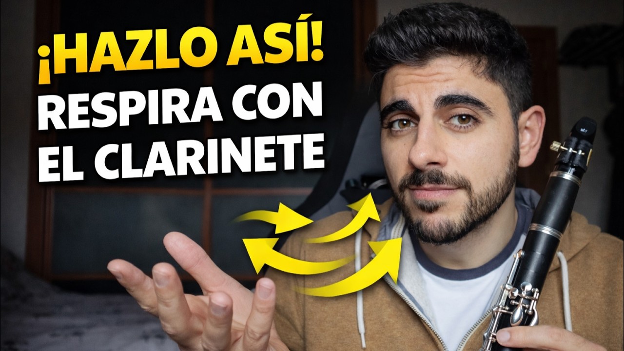 😮‍💨 ¿Cómo RESPIRAR correctamente con el CLARINETE? ✅