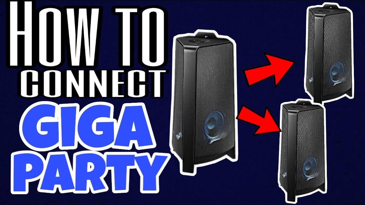 Как подключить Samsung Giga Party Audio Speaker MX-T50 70 к нескольким устройствам с помощью ADD ...