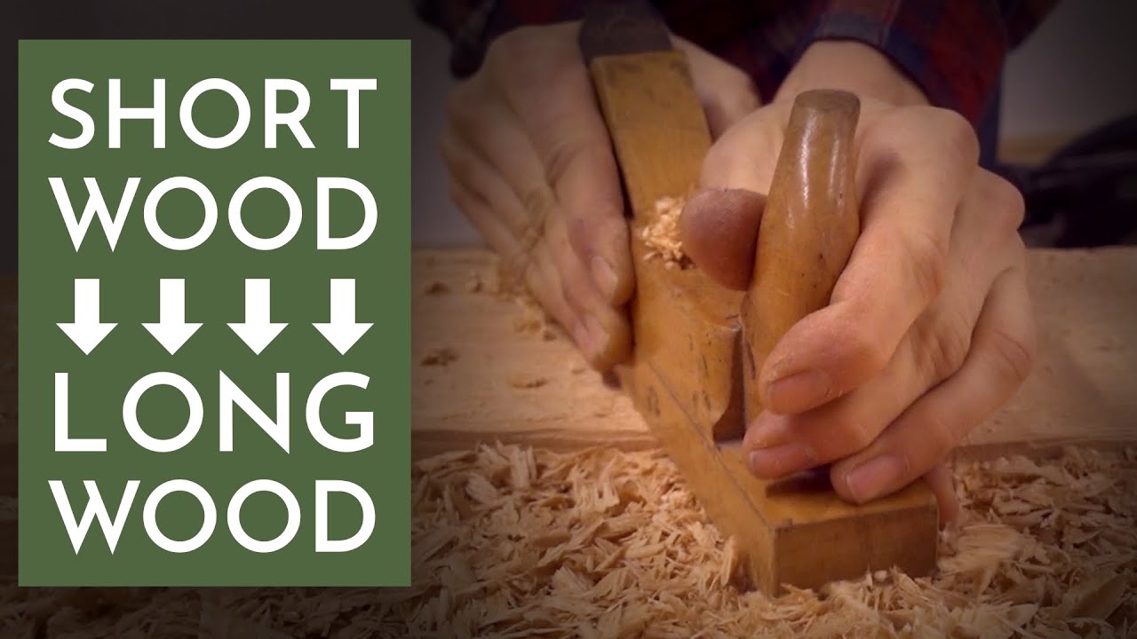 How to SCARF a boat plank using HAND PLANES