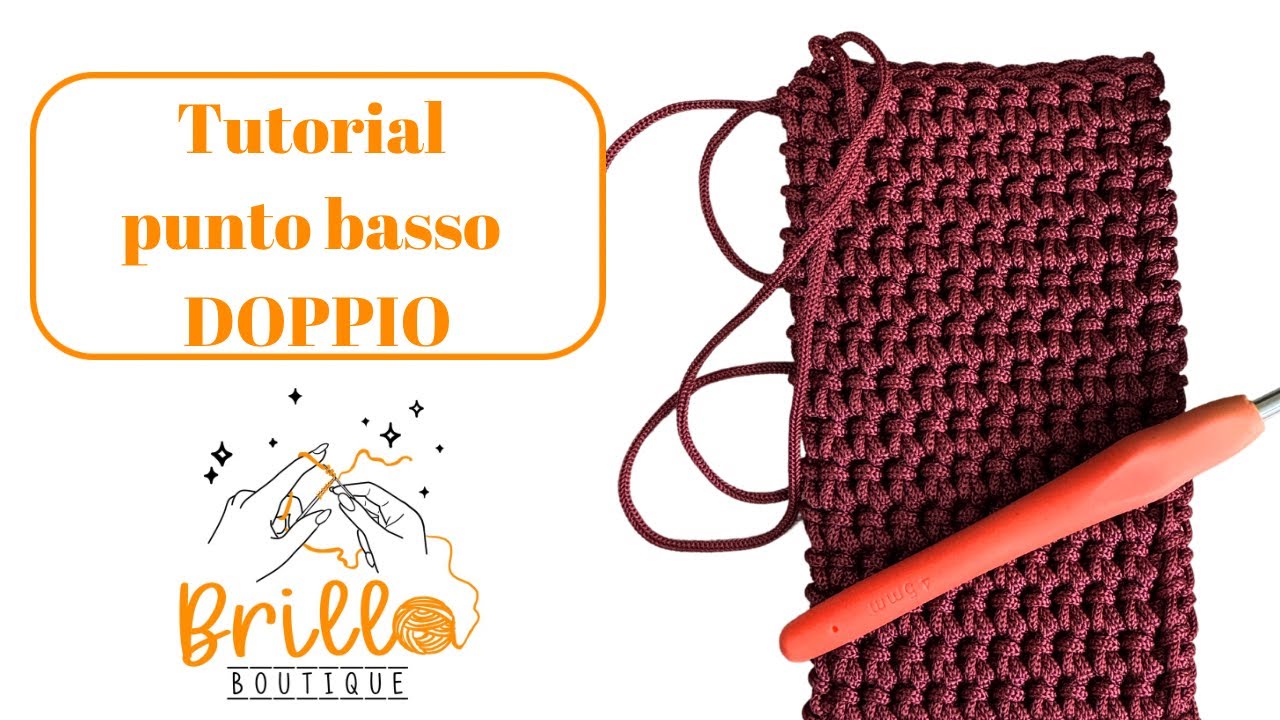 Tutorial punto basso doppio uncinetto