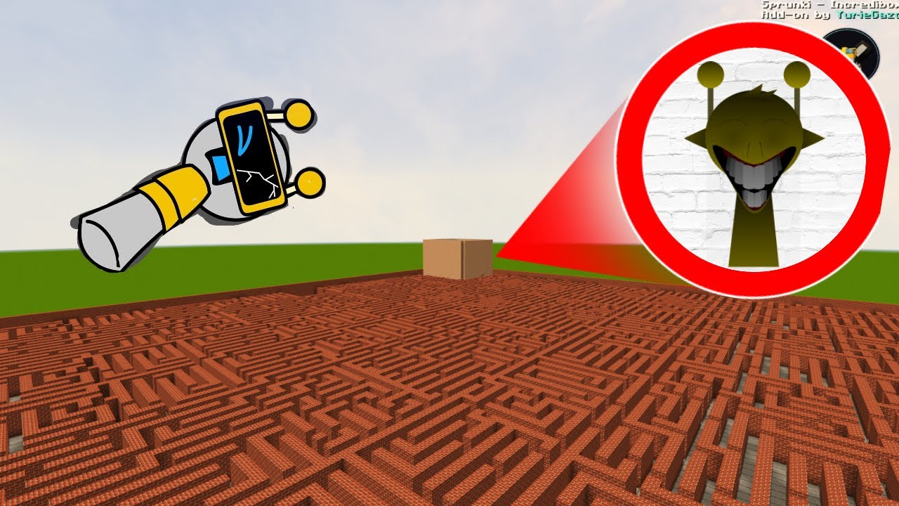 Gmod All New Incredibox Sprunki Characters in Minecraft Minecraft Sprunki Maze