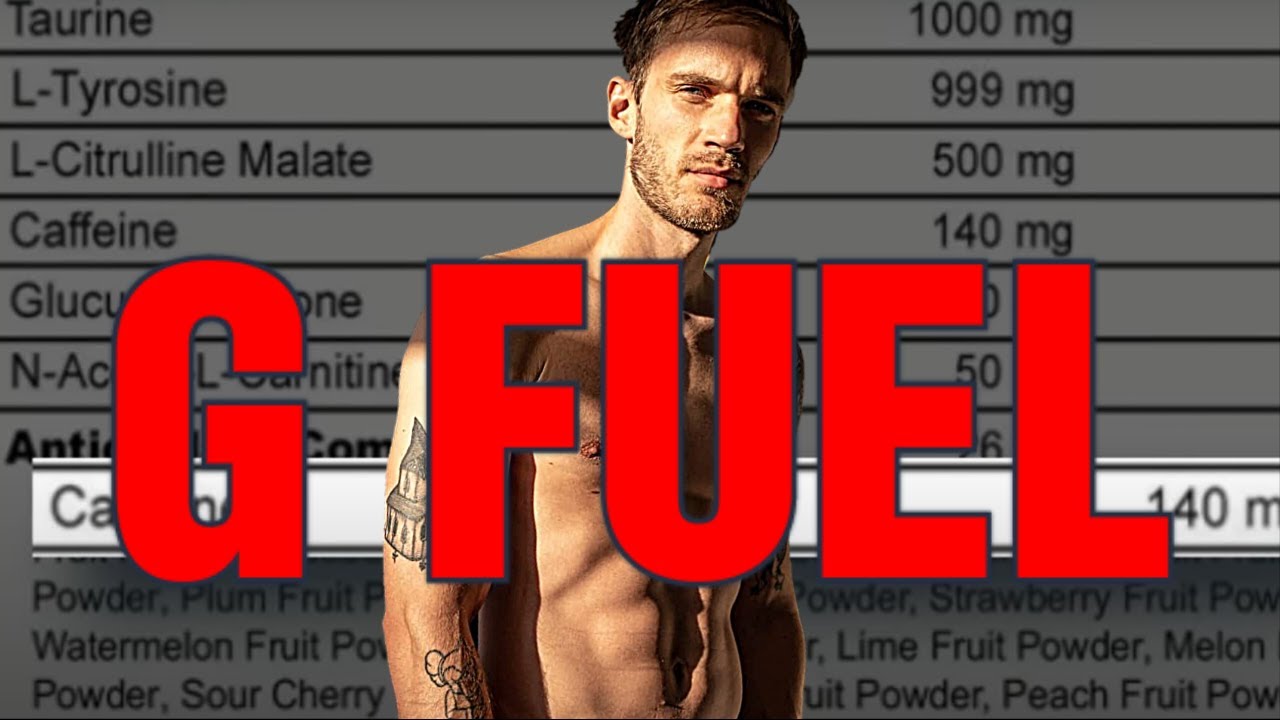 10% MORE Muscle!? || Pewdiepie G-Fuel