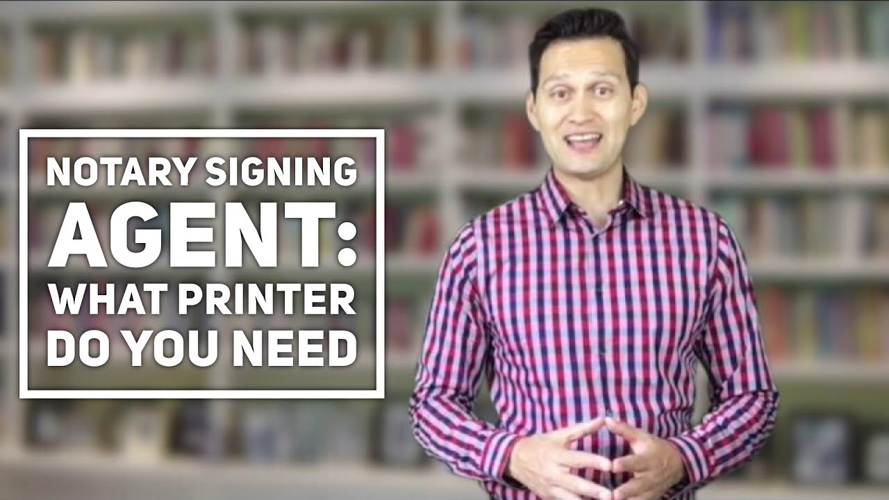 What Type of Printer to Get as a Notary Public Loan Signing Agent - Loan Signing System