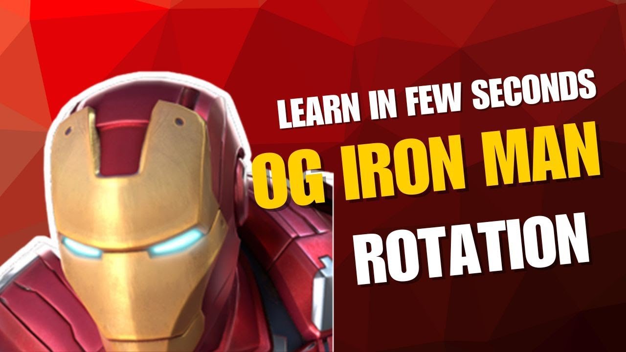 MCOC Buffed Iron Man Rotation | Learn in Few Seconds