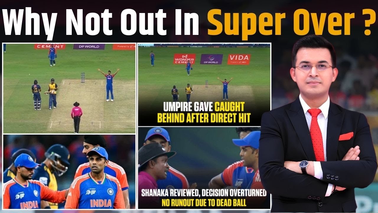 Ind vs SL : Why was Shanaka given not out in Super Over despite stumps being broken after run out?