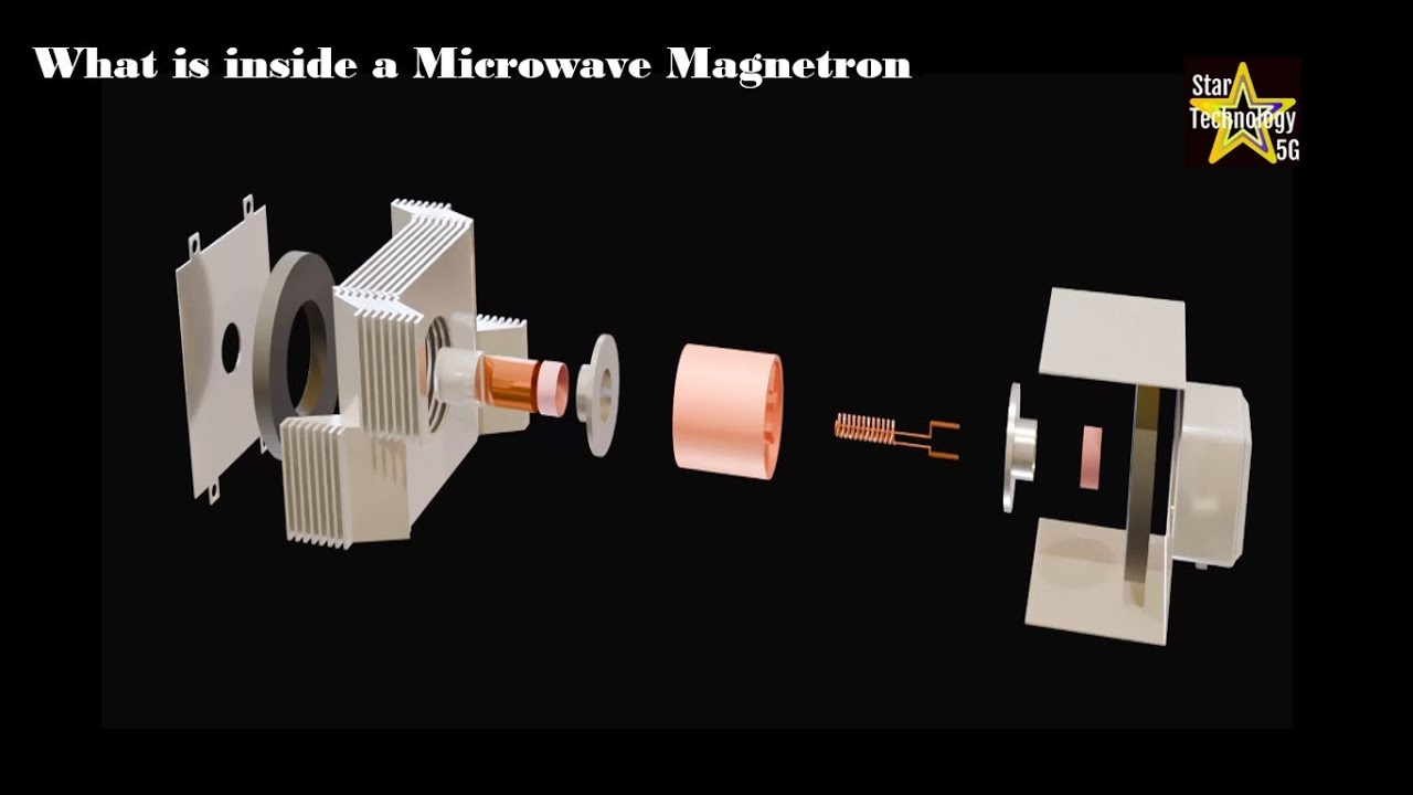 What is inside a microwave magnetron? #microwave #oven