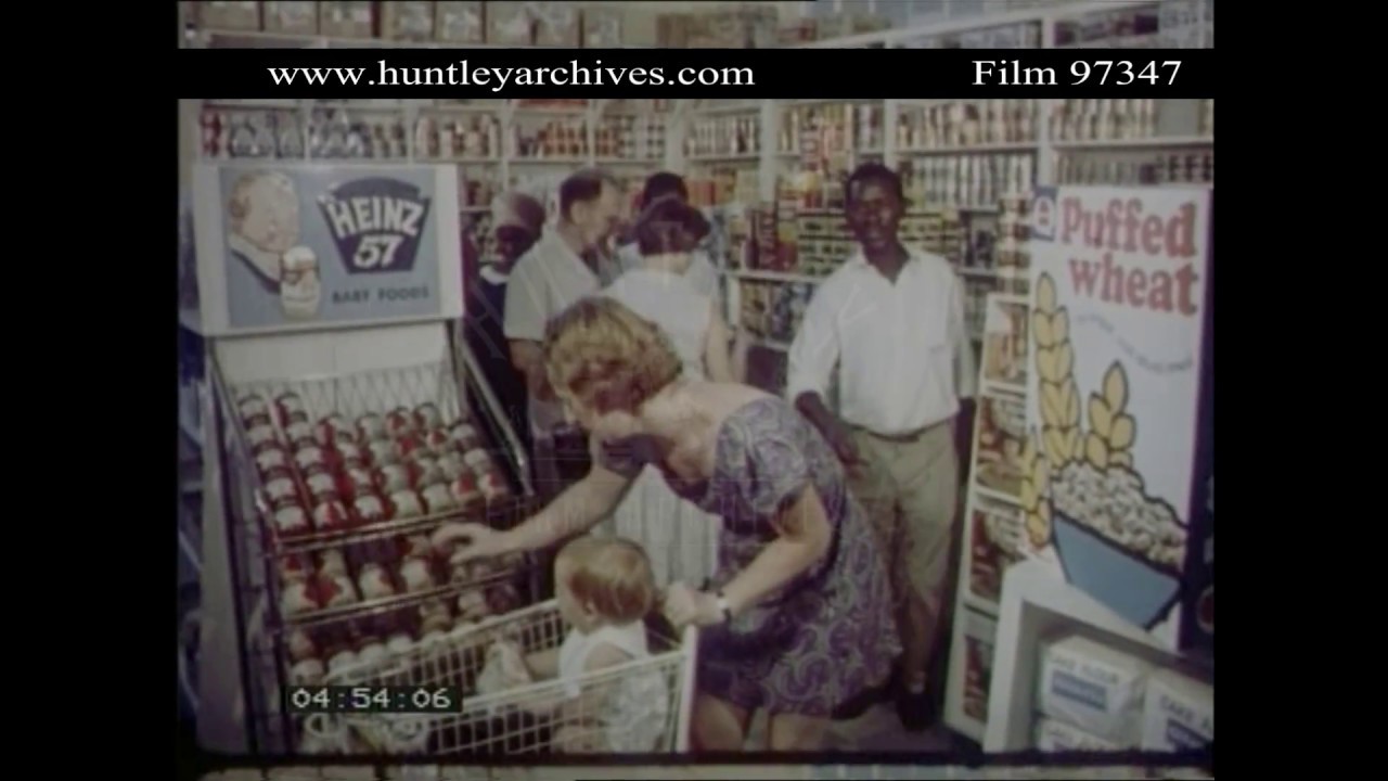 Luanshya in Zambia, 1960's.  Archive film 97347